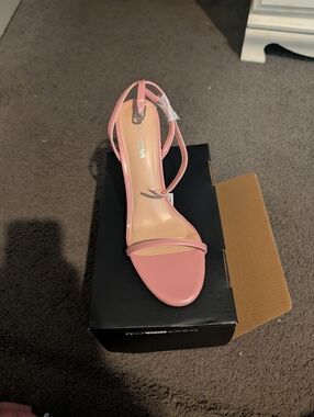 Fashion Nova Blush Pink Strappy Heels